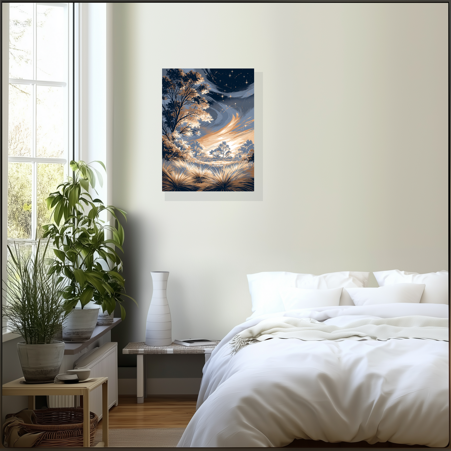 Byte Visions canvas mockup | 12x16 vertical | bed-room | BV_MOCKUP|variant_id=52647120437388|view=bed-room